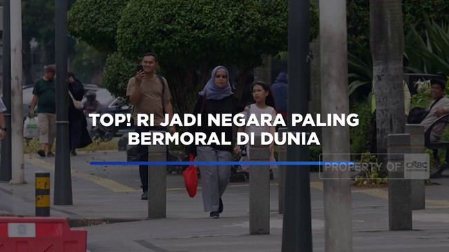 Video: Top! RI Jadi Negara Paling Bermoral di Dunia