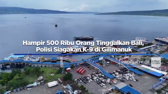 Arus Balik Lebaran Mulai Mengalir, Gilimanuk Dipadati Kendaraan