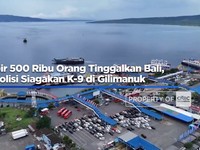 Arus Balik Lebaran Mulai Mengalir, Gilimanuk Dipadati Kendaraan