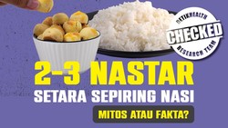 Infografis: Perbandingan Kalori 2-3 Nastar Vs Sepiring Nasi, Benarkah Setara?