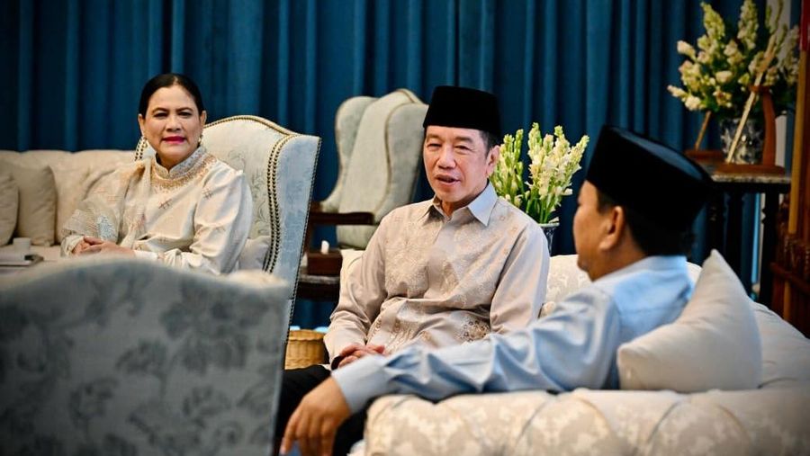 Kehadiran para pejabat negara dan tokoh bangsa mewarnai gelar griya Hari Raya Idulfitri 1447 Hijriah yang diselenggarakan Presiden Prabowo Subianto di Istana Kepresidenan Jakarta, Sabtu (21/3/2026). (Dok. BPMI Setpres)