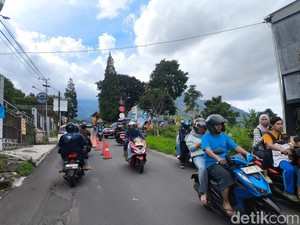 Jalur Wisata Kuningan Padat Merayap H+1 Lebaran