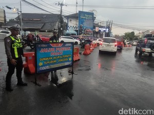 Jalur Cianjur-Puncak Ditutup, Arus Dialihkan via Jonggol