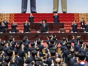 Kepemimpinan Kim Jong Un Berlanjut Usai Jadi Presiden Lagi