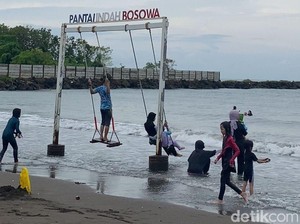 Pantai Indah Bosowa Makassar Diserbu 2.634 Pengunjung Selama Libur Lebaran