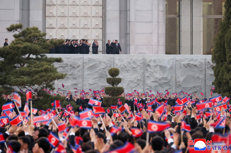 Badan legislatif Korea Utara (Korut) telah memilih kembali Kim Jong Un sebagai Presiden, Senin (23/3/2026). (via REUTERS/KCNA)