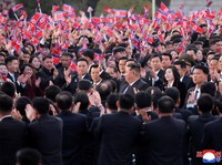 Detik-Detik Kim Jong Un Terpilih Lagi Jadi Presiden Korut