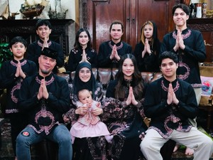 Gaya Kembar Alyssa Daguise, Tissa Biani & Mulan Jameela Rayakan Lebaran