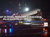 Video: Pesawat Vs Mobil Pemadam Kebakaran, Pilot & Co-Pilot Tewas
