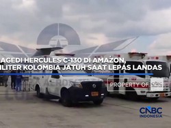 Video:Pesawat Militer Kolombia Jatuh Saat Lepas Landas
