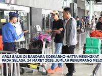 Video: Arus Balik, Penumpang di Bandara Soetta Melonjak