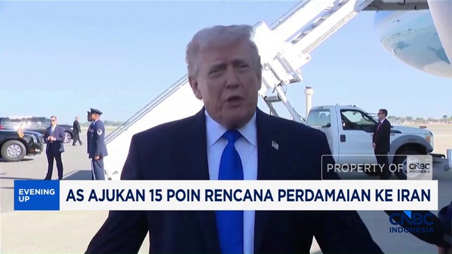 Video: AS Ajukan 15 Poin Rencana Perdamaian ke Iran