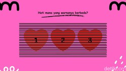 Kejelian Mata Diuji, Mana Bangun Datar yang Punya Warna Beda?