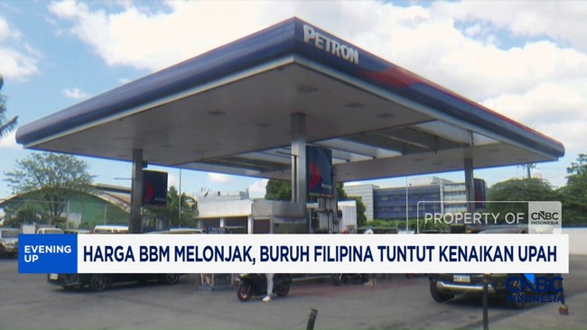 Video: Buruh Filipina Tuntut Kenaikan Upah Akibat Lonjakan Harga BBM