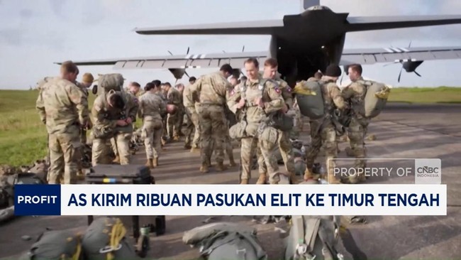 Video: AS Kirim Ribuan Pasukan Elit ke Timur Tengah