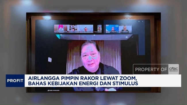 Video: Airlangga Pimpin Rakor Bahas Kebijakan Energi dan Stimulus