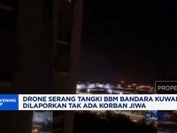 Video: Drone Serang Tangki Bbm Bandara Kuwait