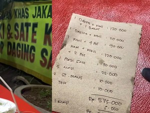 Netizen Shock! Makan Sop Kambing di Warung Tenda sampai Rp 580 Ribu