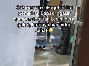 Viral Hampers Idul Fitri di Luar Nalar: Air Galon Kemasan 15 Liter