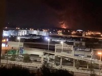 Serangan Drone Iran Hantam Tangki BBM, Bandara Kuwait Kebakaran