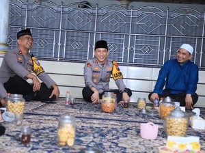 Kapolres Kediri Kota Sowan Ke Tokoh Ulama Pastikan Keamanan Pascalebaran
