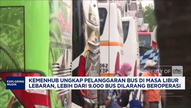 Video: Kemenhub: 9Ribu Bus Dilarang Beroperasi Selama Mudik Lebaran