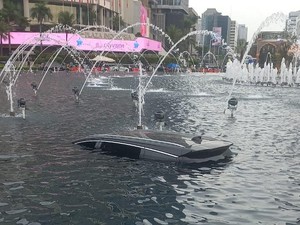 Video: Kronologi Mobil BYD Nyebur ke Kolam Bundaran HI