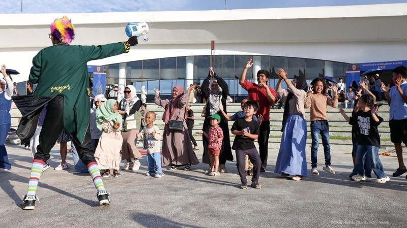 Momen libur Lebaran di Nusantara. (Humas Otorita IKN)