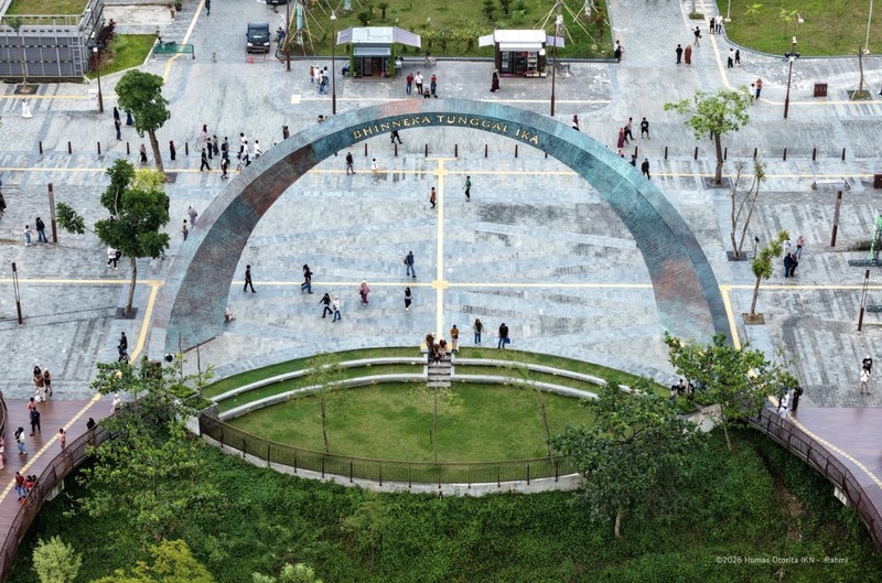 Momen libur Lebaran di Nusantara. (Humas Otorita IKN)