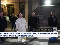 Video: Paus Leo Serukan Gencatan Senjata, Soroti Eskalasi Konflik Iran