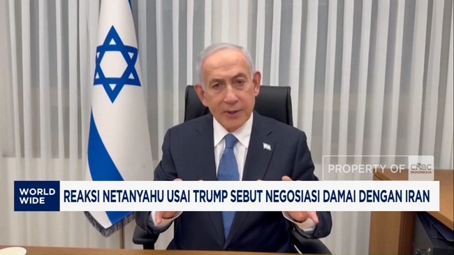 Video: Reaksi Netanyahu Usai Trump Sebut Negosiasi Damai dengan Iran