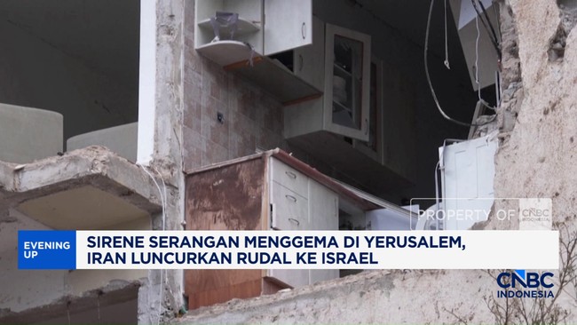 Video: Sirene Serangan Menggema di Yerusalem, Iran Rudal Israel