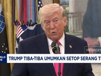 Video: Trump Tiba-tiba Umumkan Setop Serang Teheran