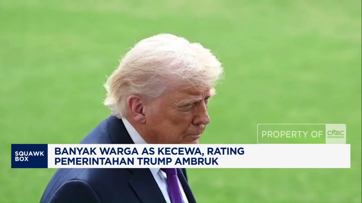 Banyak Warga AS Kecewa, Rating Pemerintahan Trump Ambruk