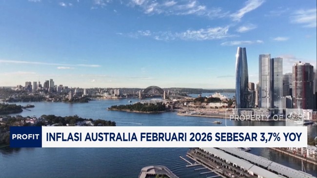 Video: Inflasi Australia Bulan Februari Sebesar 3,7% YoY