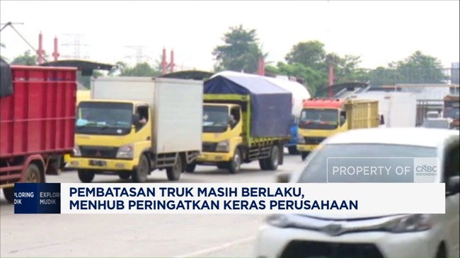 Video: Pembatasan Truk Masih Berlaku, Menhub Peringatkan Perusahaan