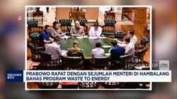 Video: Prabowo Rapat dengan Sejumlah Menteri di Hambalang