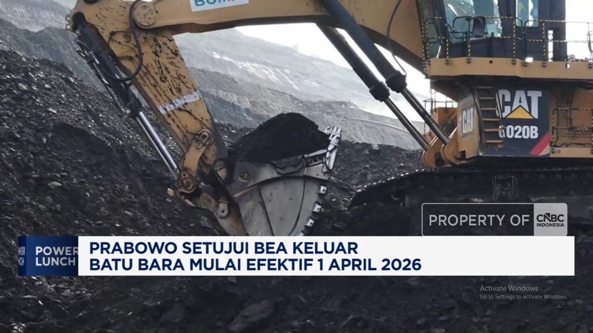 Video: Prabowo Setujui Bea Keluar Batu Bara Mulai Efektif 1 April 2026