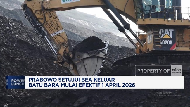 Video: Prabowo Setujui Bea Keluar Batu Bara Mulai Efektif 1 April 2026