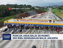 Video: Puncak Arus Balik 29 Maret, 250 Ribu Kendaraan Balik Jakarta