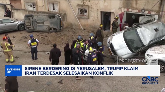 Video: Sirene Berdering di Yerusalem, Trump Klaim Iran Terdesak