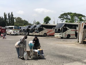 Tiket Bus dari Terminal Giwangan Jogja Ludes hingga Akhir Pekan Ini