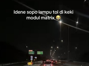Viral Lampu Jalan Tol Mojokerto-Surabaya Kedap-kedip Seperti di Diskotek