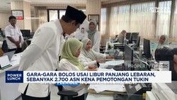 Video: Bolos Usai Libur Lebaran, 2.700 ASN Kena Pemotongan Tukin