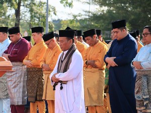 Dilanda Kekeringan Hampir Sebulan, Pemkab Bintan Gelar Salat Istisqa