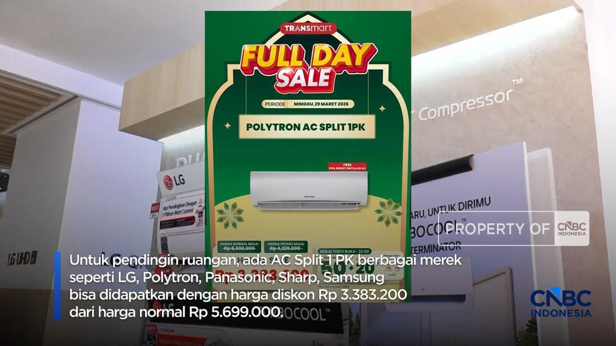 Video: Cari AC? Ayo ke Transmart, Ada Diskon Besar