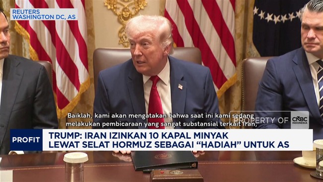 Iran Izinkan 10 Kapal Minyak Lewat Selat Hormuz sebagai "Hadiah" AS