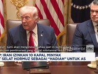Iran Izinkan 10 Kapal Minyak  Lewat Selat Hormuz sebagai 