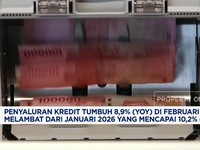 Video: Februari 2026, Penyaluran Kredit Tumbuh 8,9% (YoY)