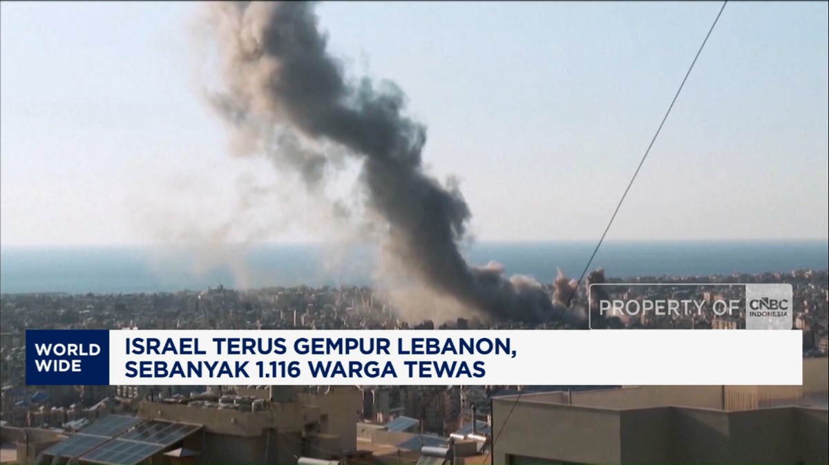 Video: Israel Terus Gempur Lebanon, 1.116 Warga Tewas